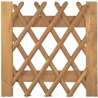 Tetzner & Jentzsch Jägerzaun 100 x 100 cm braun