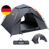 Camping Zelt Automatisches 2 Mann Personen Instant-Zelt Pop up Kuppelzelt 4 Jahr