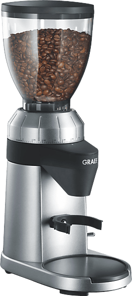 GRAEF CM 800 Kaffeemühle Silber 128 Watt, Edelstahl-Kegelmahlwerk