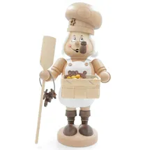 Schweda Wichtel Räuchermann 33 cm natur