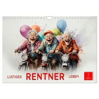 Calvendo Lustiges Rentner Leben (Wandkalender 2026 DIN A4 quer),