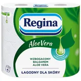 Sarcia.eu Toilettenpapier Regina Toilettenpapier ALOE VERA 4 Rollen PZH-Hygienezertifikat 1 Pack