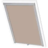 vidaXL Verdunkelungsrollo Beige S08/608