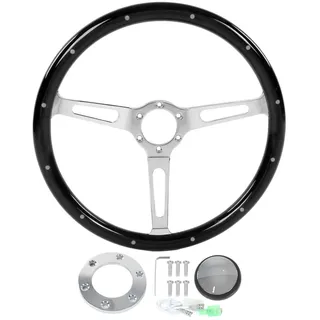 Klassisches Lenkrad,Holzlenkrad,Holzlenkrad,Vintage-Lenkrad,Retro-Lenkrad,Lenkrad-Modifikation