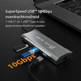 j5create JCD393-N 4K60 Elite USB-C 10Gbps Mini Dock