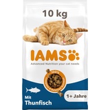 Iams Adult Cat mit Thunfisch - Trockenfutter für Katzen im Alter von 1-6 Jahren, 10 kg