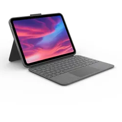 Logitech Combo Touch - Tastatur und Foliohülle - mit Trackpad - hintergrundbeleu