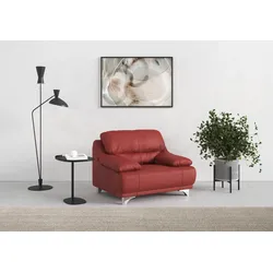 Sessel COTTA "Maranello", rot, B:118cm H:86cm T:93cm, Sessel, Einzelsessel