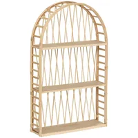 Atmosphera - Wandregal Anahi Bambus beige 74x45cm