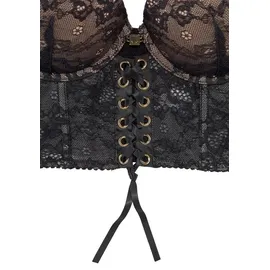 JETTE Push-up-BH Damen schwarz Gr.70D
