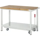 Rau Werkbank mit absenkbarem Fahrgestell Modell 8000 B 1250 x T 700 x H 880mm