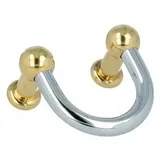 MS Beschläge Schubladengriff Möbelgriff Messing/Chrom 32mm