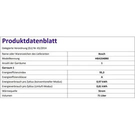 Bosch Herdset Bosch Backofen EcoClean mit Glaskeramikkochfeld TouchSelect autark 60 cm
