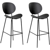 Beliani Barhocker Shonto onesize Schwarz