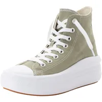 Converse CHUCK TAYLOR ALL STAR MOVE PLATFORM Damen Weite E Grün/Weiß 37,5