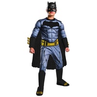 Rubie ́s Kostüm Batman Dawn of Justice, Lizenziertes Superheldenkostüm des Dunklen Ritters blau 140