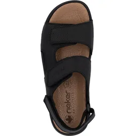 Rieker Freizeitsandalen Herren Schwarz 43