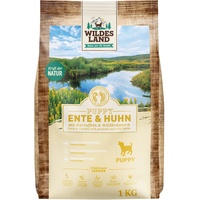 Wildes Land | Ente und Huhn mit Kartoffeln und Wildkräutern | Classic Puppy 1 kg