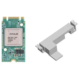 Mitac M2B-01HAI-MP1 AI Card (Hailo-8, M.2 Modul mit MP1 Kühler)