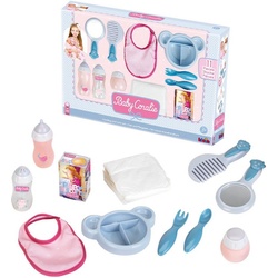 Klein Puppen Accessoires-Set Baby Coralie, Ess- und Pflegeset blau|rosa|weiß