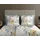 Muller Textil Celina1 Blumen Grün 200 x 200 cm + 2 x 80 x 80 cm