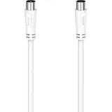Hama Antennen-Kabel Koax-Stecker - Koax-Kupplung 3 m Weiß