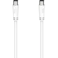 Hama Antennen-Kabel Koax-Stecker - Koax-Kupplung 3 m Weiß