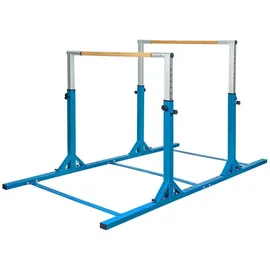 Costway Kraftstation Gymnastik Barren verstellbar blau