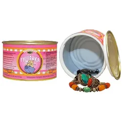 Dosensafe - Versteck in Dose Russen Schwein Comic (Ausführung: 800 gramm Dose)