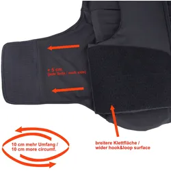 USG Rückenschutz Precto Dynamic Fit Happy Size - schwarz - M