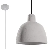 Sollux Lighting Damaso 1-flg. E27 28 cm Beton/Grau