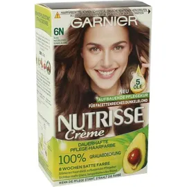 Garnier Nutrisse Haarfarbe 6N natürliches dunkelblond 1 Stück