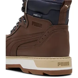 Puma Desierto V3 Puretex Mid-Top Winterschuhe wasserabweisend gefüttert 05 - chestnut brown/new navy 46 EU