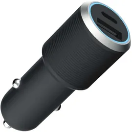 force-power Duales 37-W-PD-Autoladegerät Auto Adapter Schwarz
