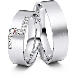 Partnerringe / Freundschaftsringe Meppen 925er Silber - 8366