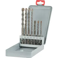 KWB 240730 Vergütungsstahl Hammerbohrer-Set 7teilig 5 mm, 6 mm,