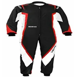 Rennanzug Sparco K44 KERB Schwarz/Rot XS