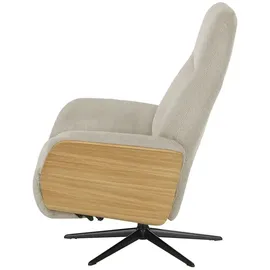 skagen studio Relaxsessel Mikkel Bezugstoff Beige 81 x 106 x 82 cm mit Relax-Funktion
