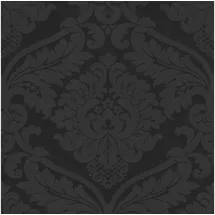 Profhome Barock Tapete 0,53 m x 10 m 5,33 m2 Schwarz 552631