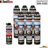 Brunnenschaum 6 x 750ml Bauschaum 1 x Reiniger Montageschaum Pistolenschaum