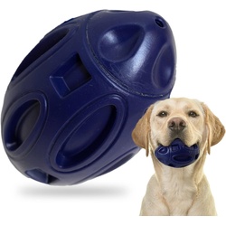 Petsation Kauspielzeug Hundespielzeug zum Werfen [PREMIUM] NATURKautschuk - Kauspielzeug blau