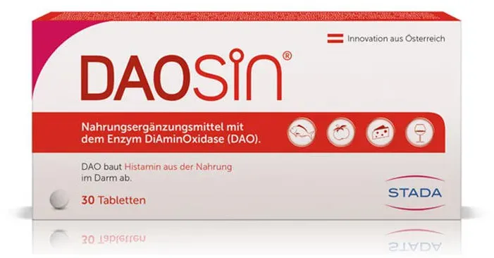 Daosin Diaminooxidase Tabletten Histaminintoleranz 10 Stück