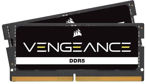 Vengeance SODIMM DDR5-5200 - 32GB - CL44 - Dual Channel (2 pcs) - Intel XMP - Schwarz
