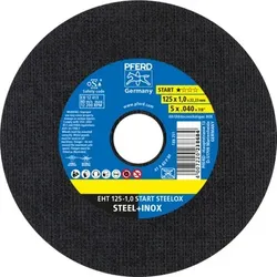Trennscheibe EHT 125x1,0x22,23 mm gerade Startlinie START STEELOX für Stahl/Edelstahl