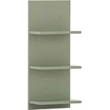WELLTIME Wandregal Palermo 30,3 x 17,4 x 70,2 cm Grün