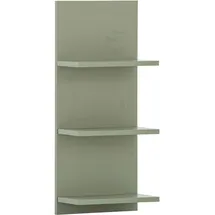 WELLTIME Wandregal Palermo 30,3 x 17,4 x 70,2 cm Grün