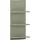 WELLTIME Wandregal Palermo 30,3 x 17,4 x 70,2 cm Grün