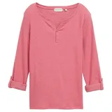 Tom Tailor Henley T-Shirt Gestreift Rot XS