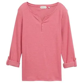 Tom Tailor Henley T-Shirt Gestreift Rot XS