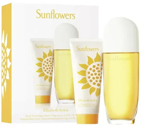 Elizabeth Arden Sunflowers Eau de Toilette Spray Naturel und Körperlotion Geschenkpackung